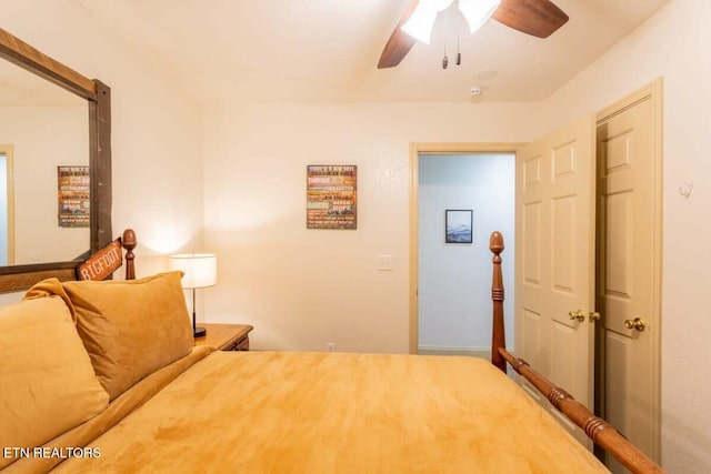 541 Johnson Ln Unit 2, Gatlinburg, TN 37738 - bedroom with ceiling fan