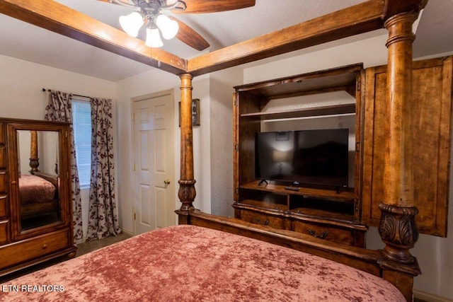 541 Johnson Ln Unit 2, Gatlinburg, TN 37738 - bedroom with ceiling fan