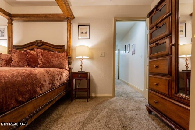 541 Johnson Ln Unit 2, Gatlinburg, TN 37738 - carpeted bedroom with decorative columns and baseboards