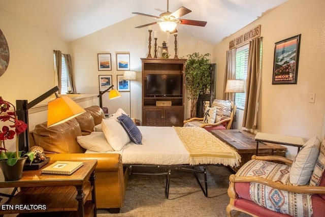 541 Johnson Ln Unit 1 & 2, Gatlinburg, TN 37738 - bedroom featuring lofted ceiling