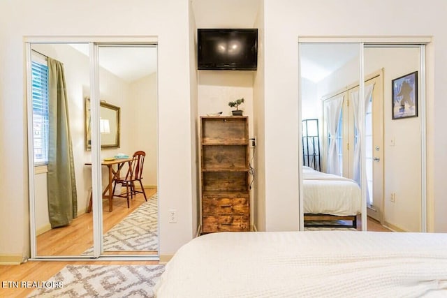 516 Proffitt Rd Unit 2, Gatlinburg, TN 37738 - bedroom with wood finished floors and multiple closets