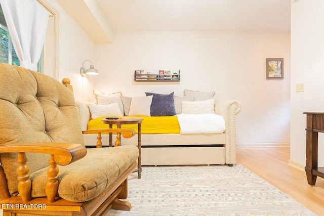 516 Proffitt Rd Unit 2, Gatlinburg, TN 37738 - living room featuring wood finished floors and baseboards