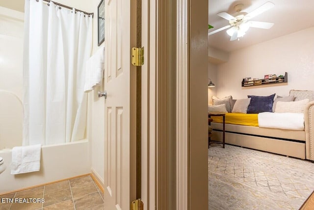 516 Proffitt Rd Unit 2, Gatlinburg, TN 37738 - bedroom with ceiling fan