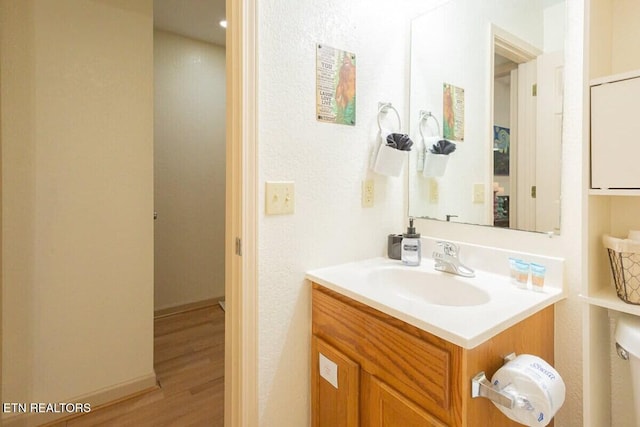516 Proffitt Rd Unit 2, Gatlinburg, TN 37738 - bathroom featuring vanity and wood finished floors