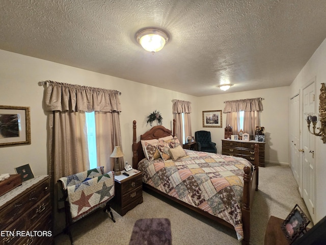 340 Machine Branch Rd, Ewing, VA 24248 - bedroom featuring light colored carpet and a textured ceiling