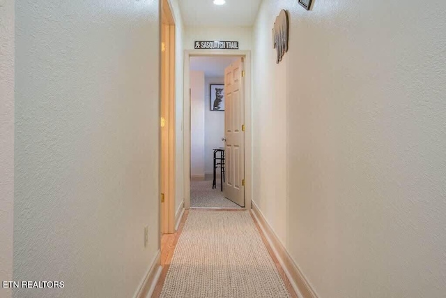 520 Proffitt Rd Unit 1, Gatlinburg, TN 37738 - hall featuring light carpet and baseboards