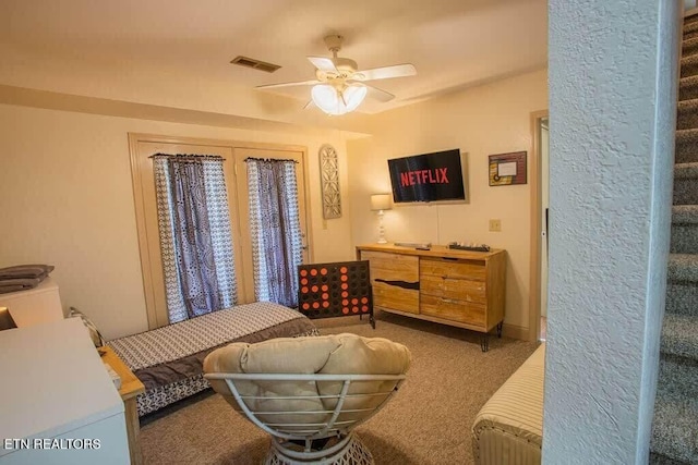 520 Proffitt Rd Unit 1, Gatlinburg, TN 37738 - bedroom featuring carpet flooring and ceiling fan