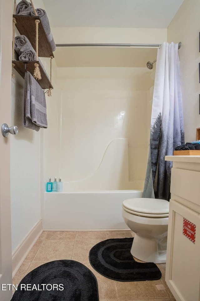 520 Proffitt Rd Unit 1, Gatlinburg, TN 37738 - full bath with shower / bath combo, vanity, and tile patterned floors