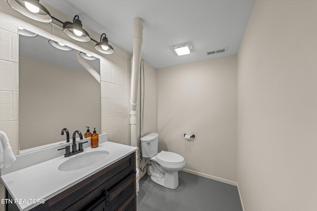 4372 Boogertown Rd Unit 2, Sevierville, TN 37876 - bathroom with vanity and finished concrete flooring