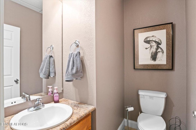 667 Pine Hollow Rd, Jacksboro, TN 37757 - bathroom with toilet and vanity