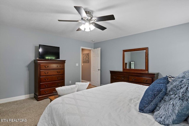 667 Pine Hollow Rd, Jacksboro, TN 37757 - bedroom with carpet and a ceiling fan