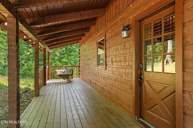 4372 Boogertown Rd Unit 4, Sevierville, TN 37876 - view of wooden porch