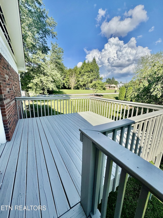 121 Ida Hertzler Ln, Knoxville, TN 37934 - view of wooden deck