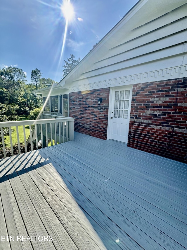 121 Ida Hertzler Ln, Knoxville, TN 37934 - view of wooden terrace
