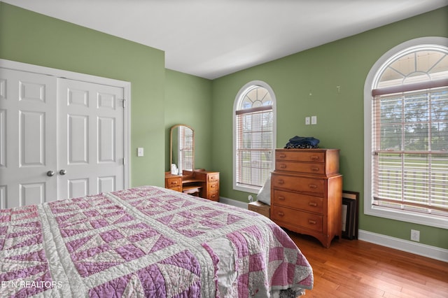 201 Locust Dr, Lafollette, TN 37766 - bedroom featuring light wood-style floors and a closet