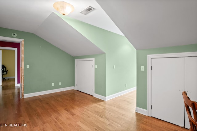 201 Locust Dr, Lafollette, TN 37766 - bonus room with vaulted ceiling and wood finished floors