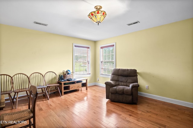 201 Locust Dr, Lafollette, TN 37766 - sitting room with wood-type flooring and baseboards