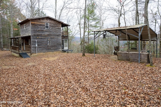 1855 Catoosa Rd, Wartburg, TN 37887 - view of property exterior featuring a balcony