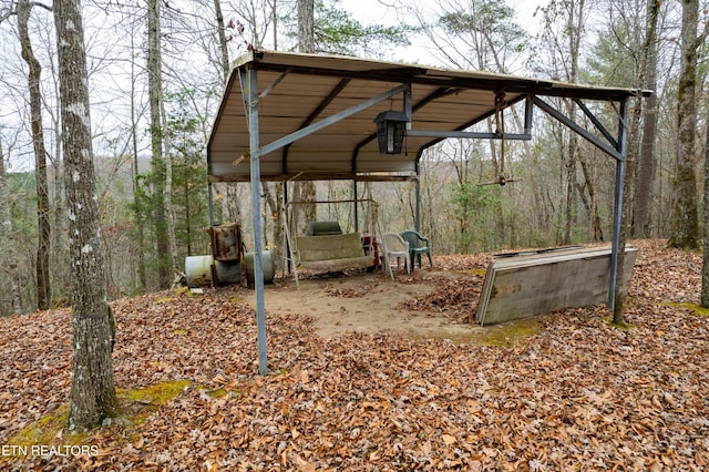 1855 Catoosa Rd, Wartburg, TN 37887 - view of outdoor structure with a detached carport