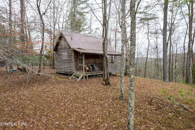1855 Catoosa Rd, Wartburg, TN 37887 - view of front of property with a metal roof
