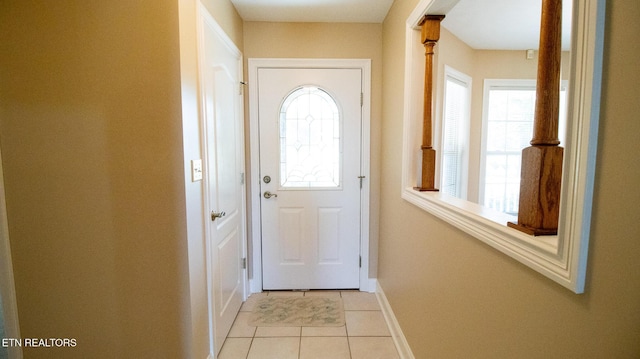 185 Florence Cir, Dandridge, TN 37725 - doorway featuring light tile patterned floors and baseboards