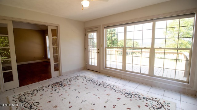 185 Florence Cir, Dandridge, TN 37725 - entryway featuring tile patterned floors and ceiling fan