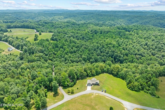 1721 Holly Bend Dr, Byrdstown, TN 38549 - aerial view of a heavily wooded area