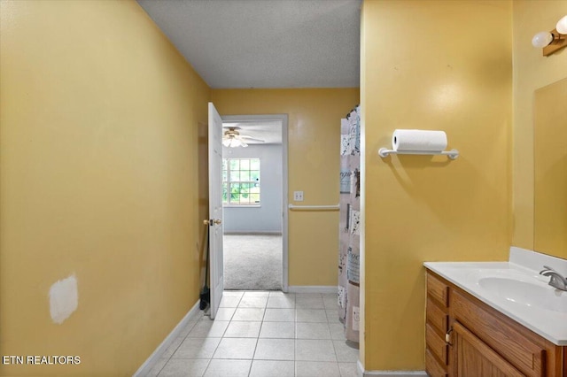 546 Park Rd, Caryville, TN 37714 - bathroom with vanity and tile patterned floors