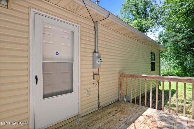 546 Park Rd, Caryville, TN 37714 - view of deck