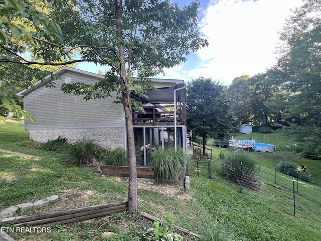 2011 Cedar Ln, Corbin, KY 40701 - view of home's exterior featuring a wooden deck