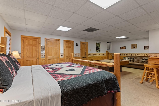 716 Golden Eagle Way, Pigeon Forge, TN 37863 - carpeted bedroom featuring a paneled ceiling