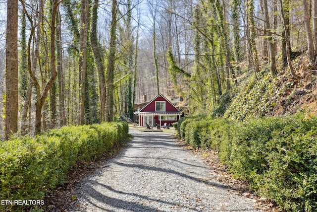 335 Sugar Mountain Way, Pigeon Forge, TN 37863 - view of dirt / gravel road featuring a view of trees