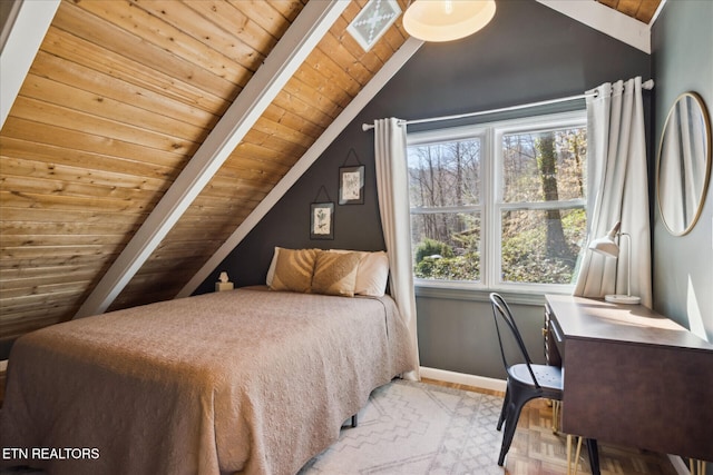 335 Sugar Mountain Way, Pigeon Forge, TN 37863 - bedroom with lofted ceiling and wooden ceiling