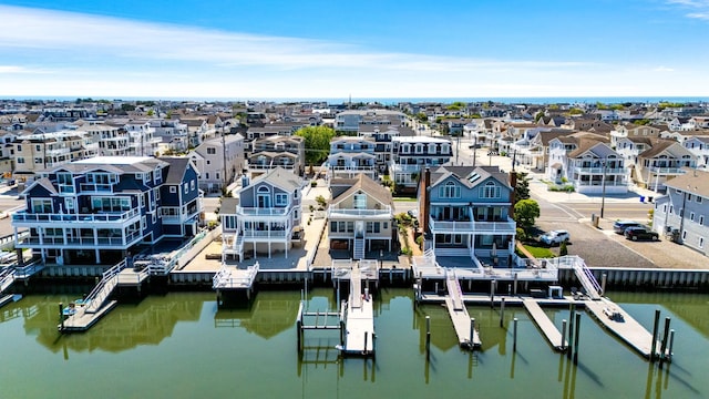 2568 Ocean Dr, Avalon, NJ 08202 - aerial perspective of suburban area with a nearby body of water