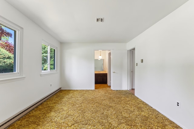 1 Cypress Ct, Rio Grande, NJ 08242 - spare room with a baseboard heating unit, carpet, and baseboards