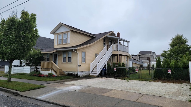 view of front of house