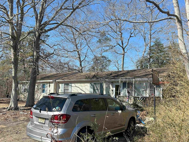 view of front of home