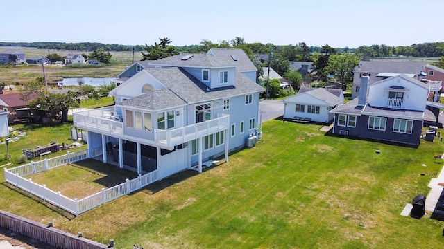 6 Pierces Point Rd, Cape May Court House, NJ 08210 - aerial perspective of suburban area with a nearby body of water