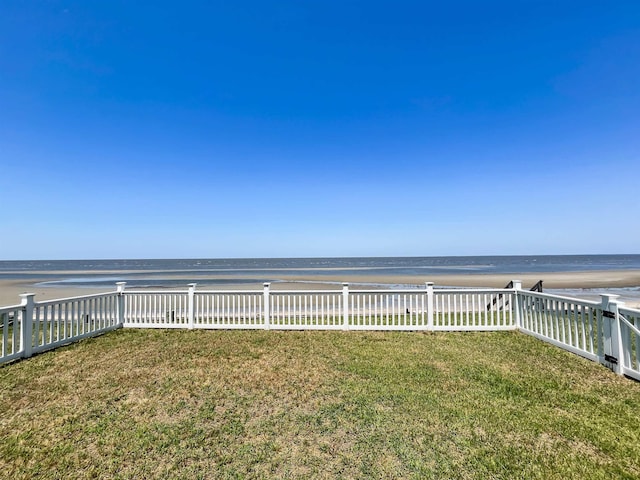 6 Pierces Point Rd, Cape May Court House, NJ 08210 - view of green lawn with a water view