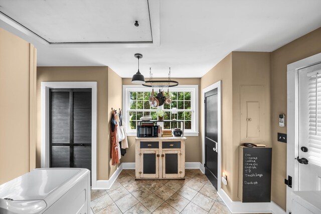 2068 N Shore Rd, Clermont, NJ 08210 - kitchen featuring pendant lighting and light countertops