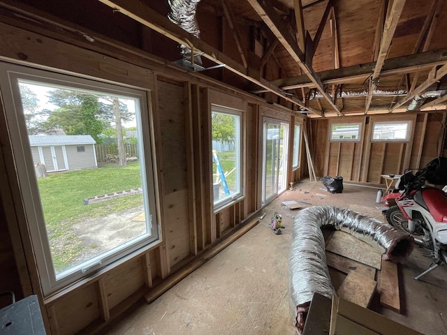 misc room with a wealth of natural light