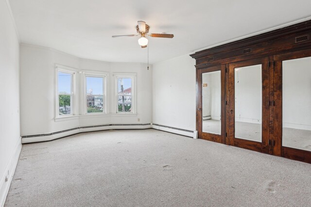 102 S Derby Ave, Ventnor, NJ 08406 - spare room with carpet flooring and a ceiling fan