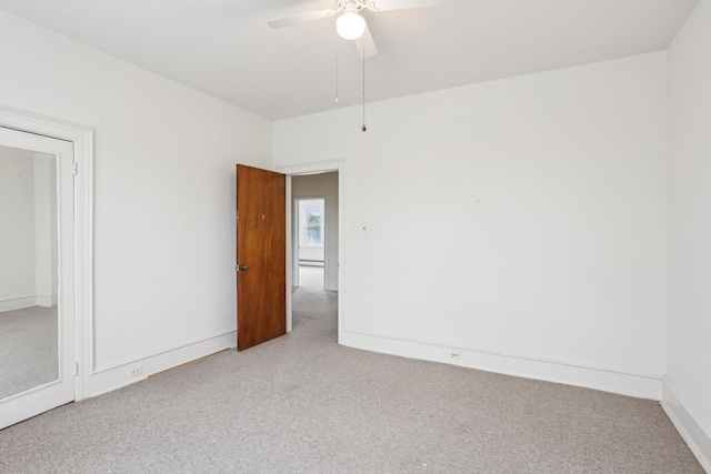 102 S Derby Ave, Ventnor, NJ 08406 - empty room featuring carpet and ceiling fan