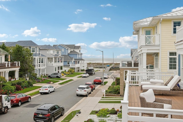 102 S Derby Ave, Ventnor, NJ 08406 - view of asphalt street with sidewalks, a residential view, curbs, and street lights