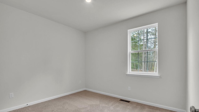 1113 Rte 9 S, Palermo, NJ 08223 - spare room featuring visible vents, baseboards, and carpet floors