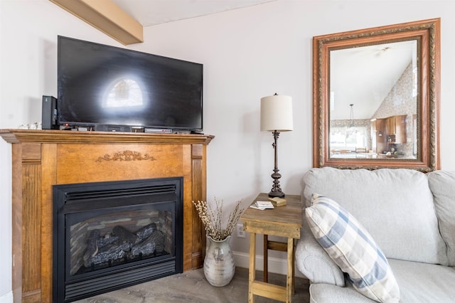 view of living room