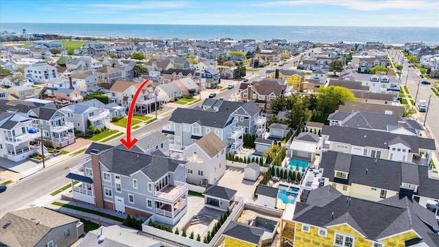 283 85th St, Stone Harbor, NJ 08247 - aerial view of residential area featuring a large body of water