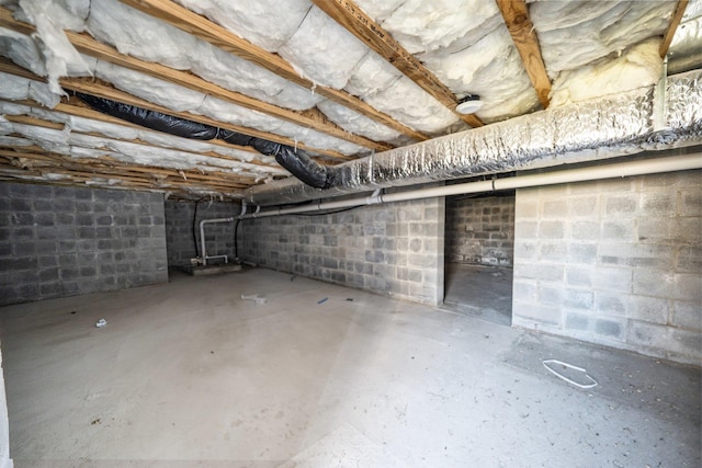 283 85th St, Stone Harbor, NJ 08247 - unfinished basement with concrete block wall