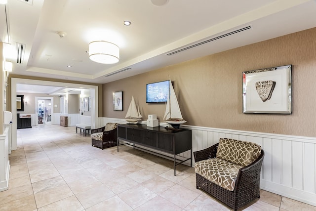 lobby featuring visible vents