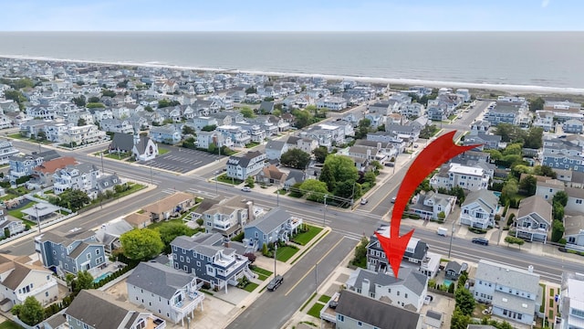 108 27th St, Avalon, NJ 08202 - aerial view of residential area with a large body of water